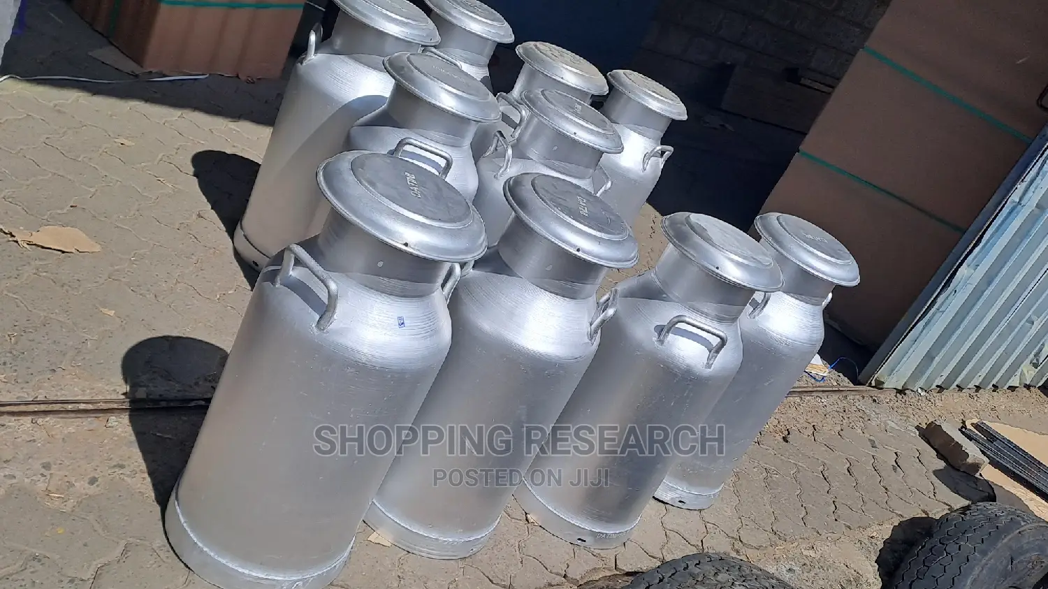 Aluminium and Stainless Steel Milk Cans All Sizes