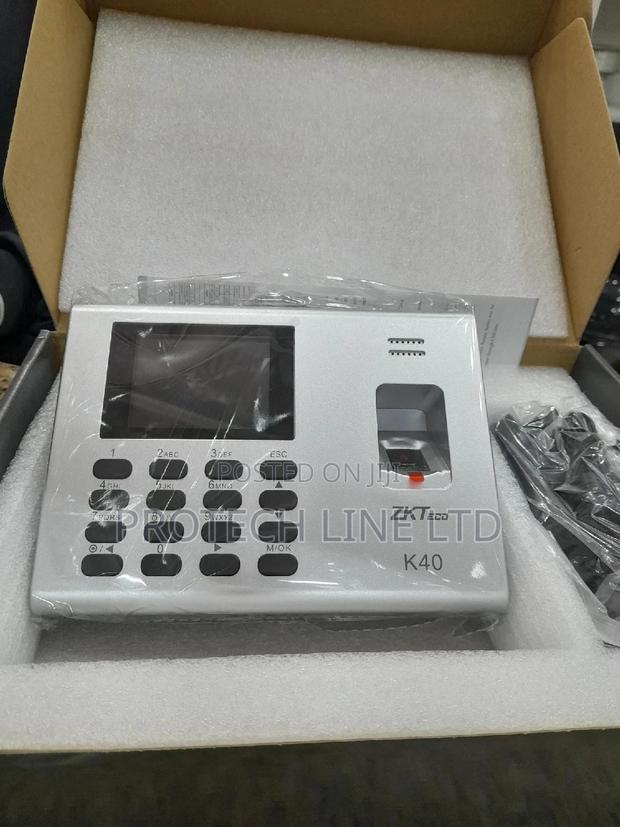 Time and Attendance Management Terminal - main view