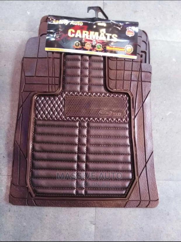 Dark Brown Heavy Rubber Mats - main view