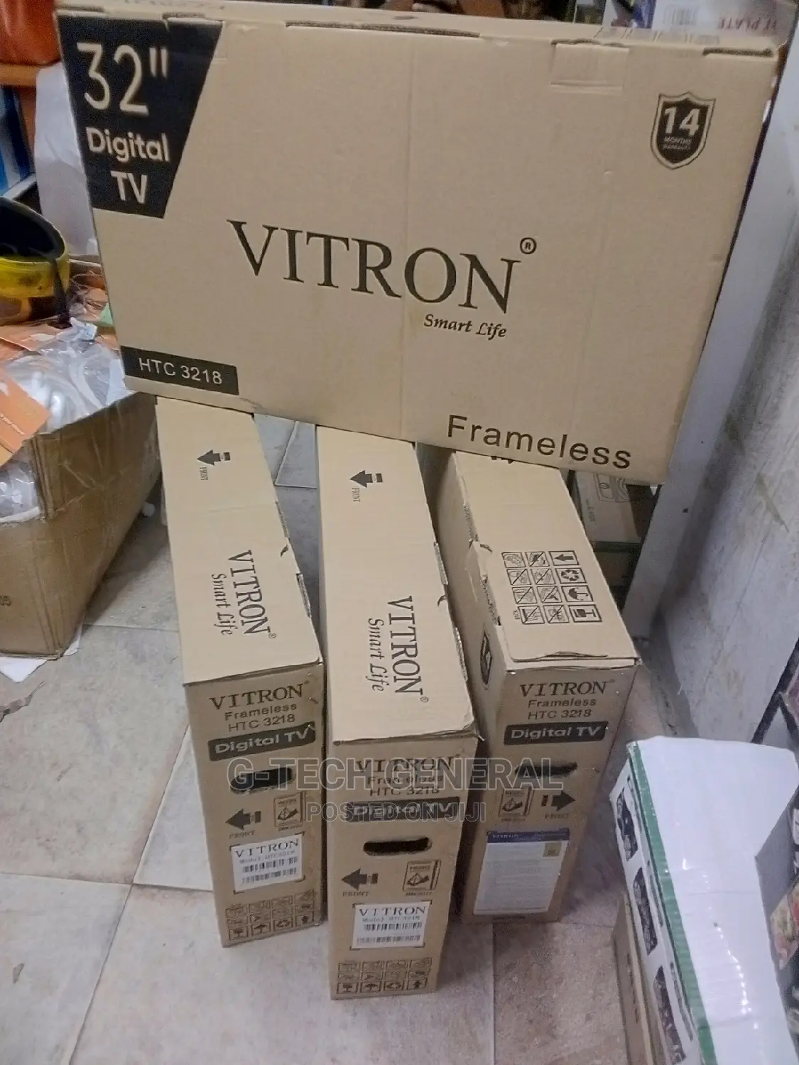 Vitron Htc3218 Frameless 32" Inch Hd Led Digital Tv