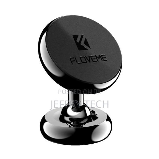 Auto Car Car Central Console Metal Magnetic Holder (Black)
