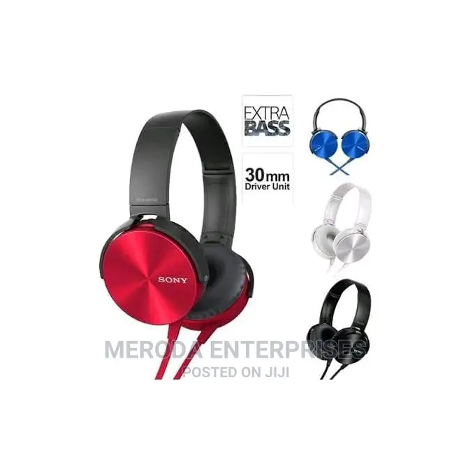 Sony On-Ear Wired Headphones MEGA BASS Without Mic