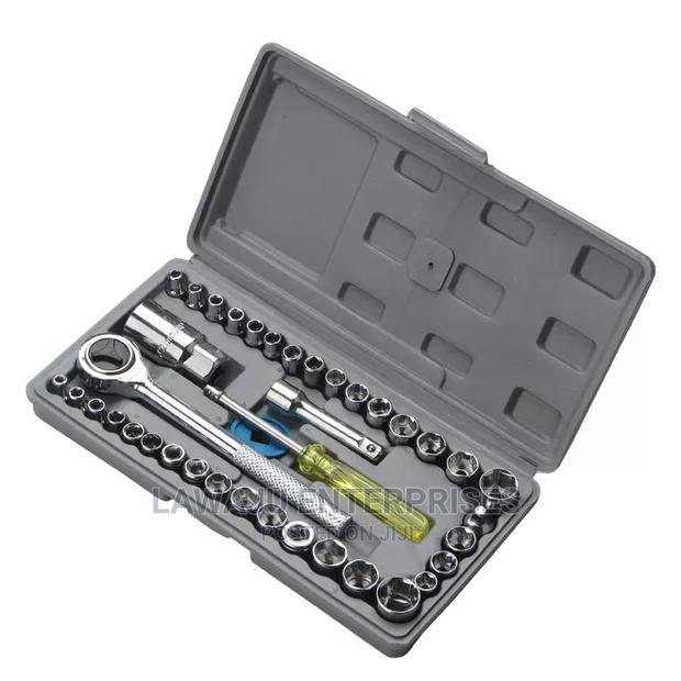 40pcs Combination Tool Kit Wrench Set - thumbnail 5