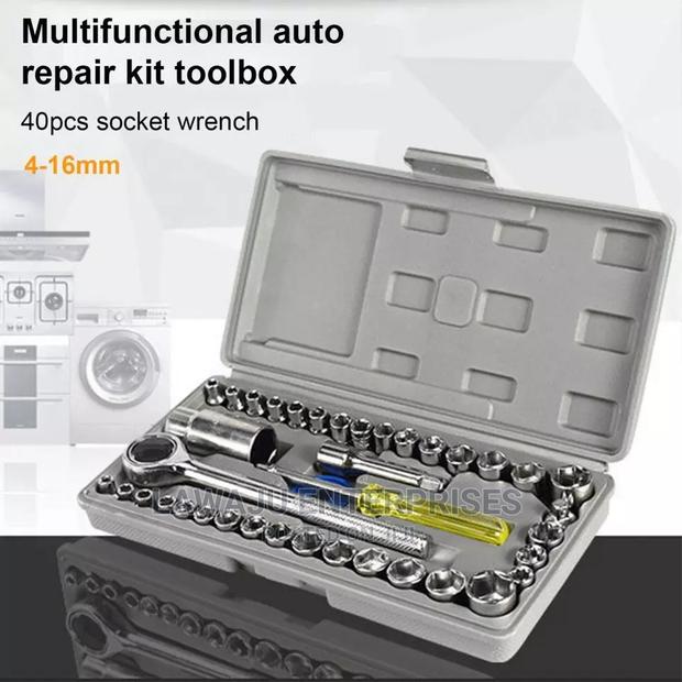 40pcs Combination Tool Kit Wrench Set