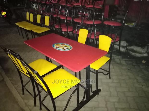 Restaurant Set of Chairs and Table