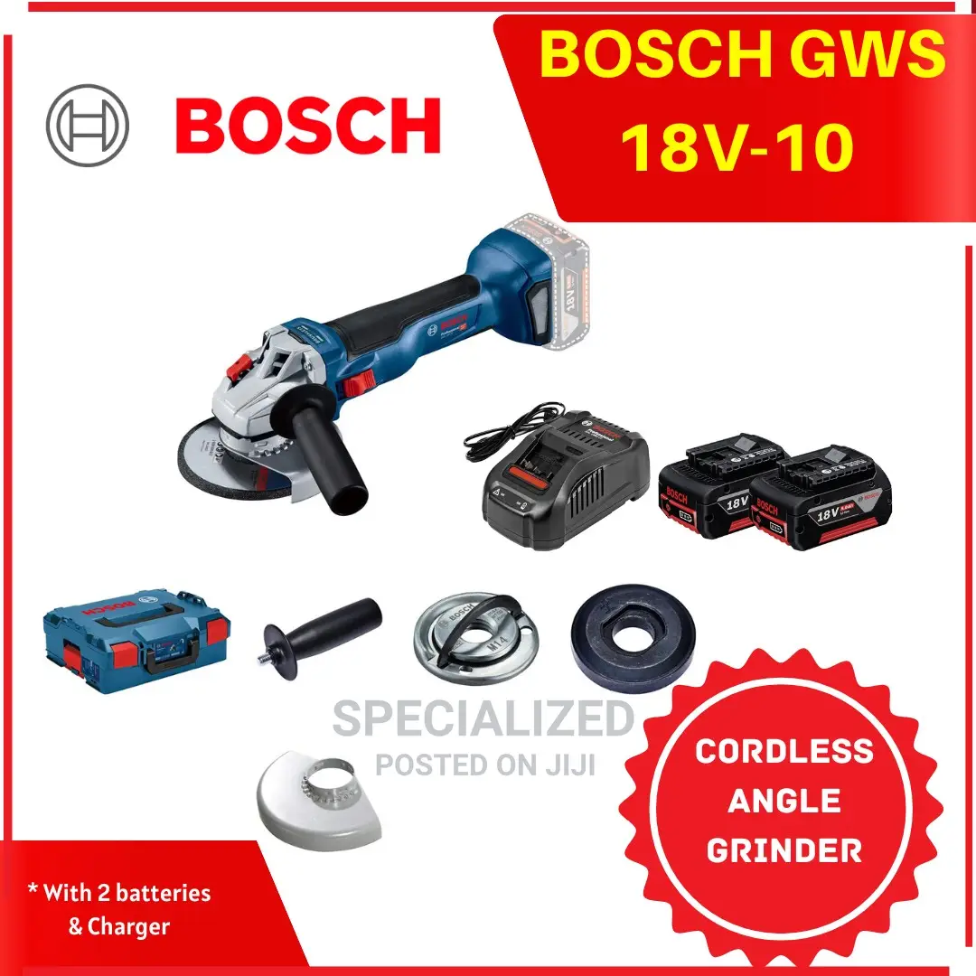Bosch Cordless Angle Grinder GWS 18v-10