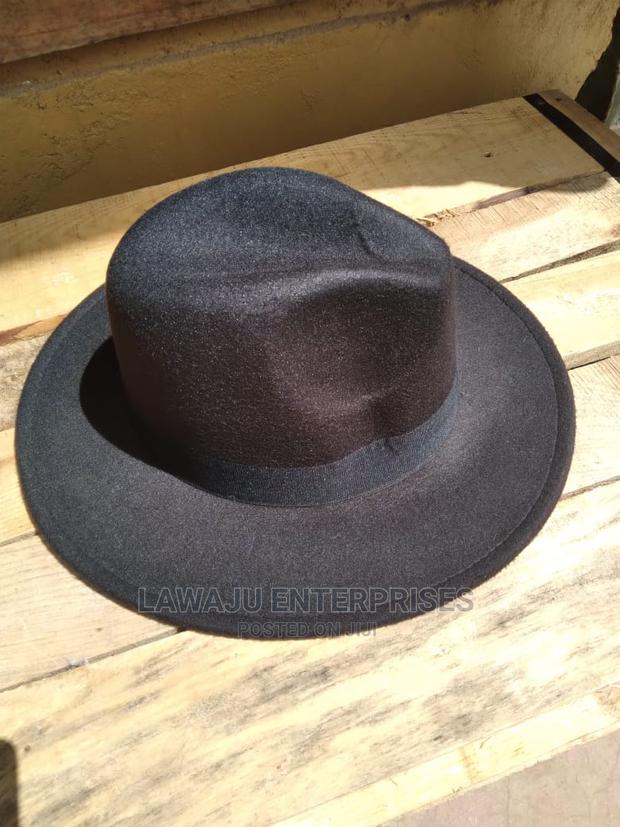 Wide Brim Jazz Fedora Hat - thumbnail 3