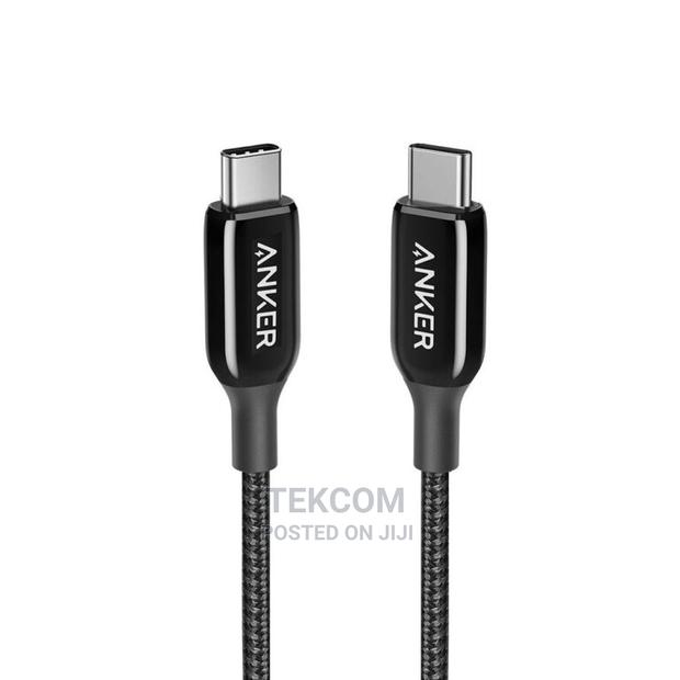 Anker Powerline+ III USB-C to USB-C 2.0 Cable (3ft) - Black