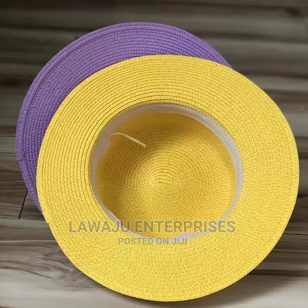 Macaron Candy Colour Straw Sun Hat - thumbnail 5