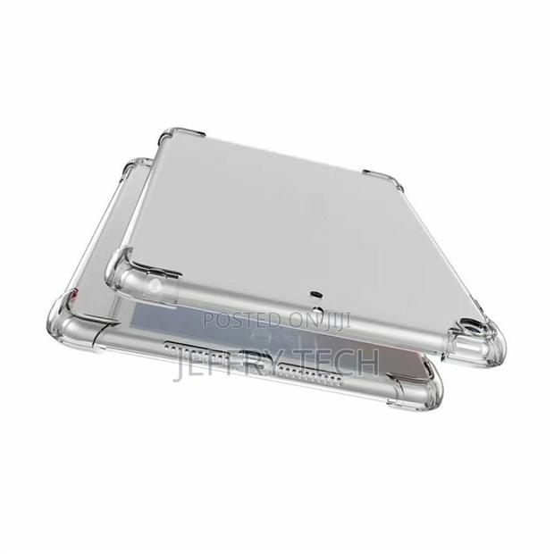 For iPad 7th 10.2 Rubber Case TPU Siliconeclear Cover - thumbnail 2