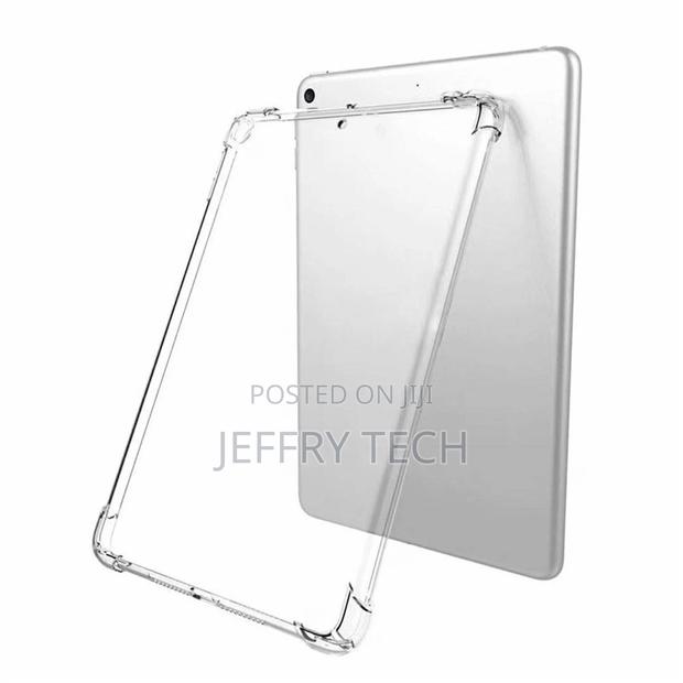For iPad 7th 10.2 Rubber Case TPU Siliconeclear Cover