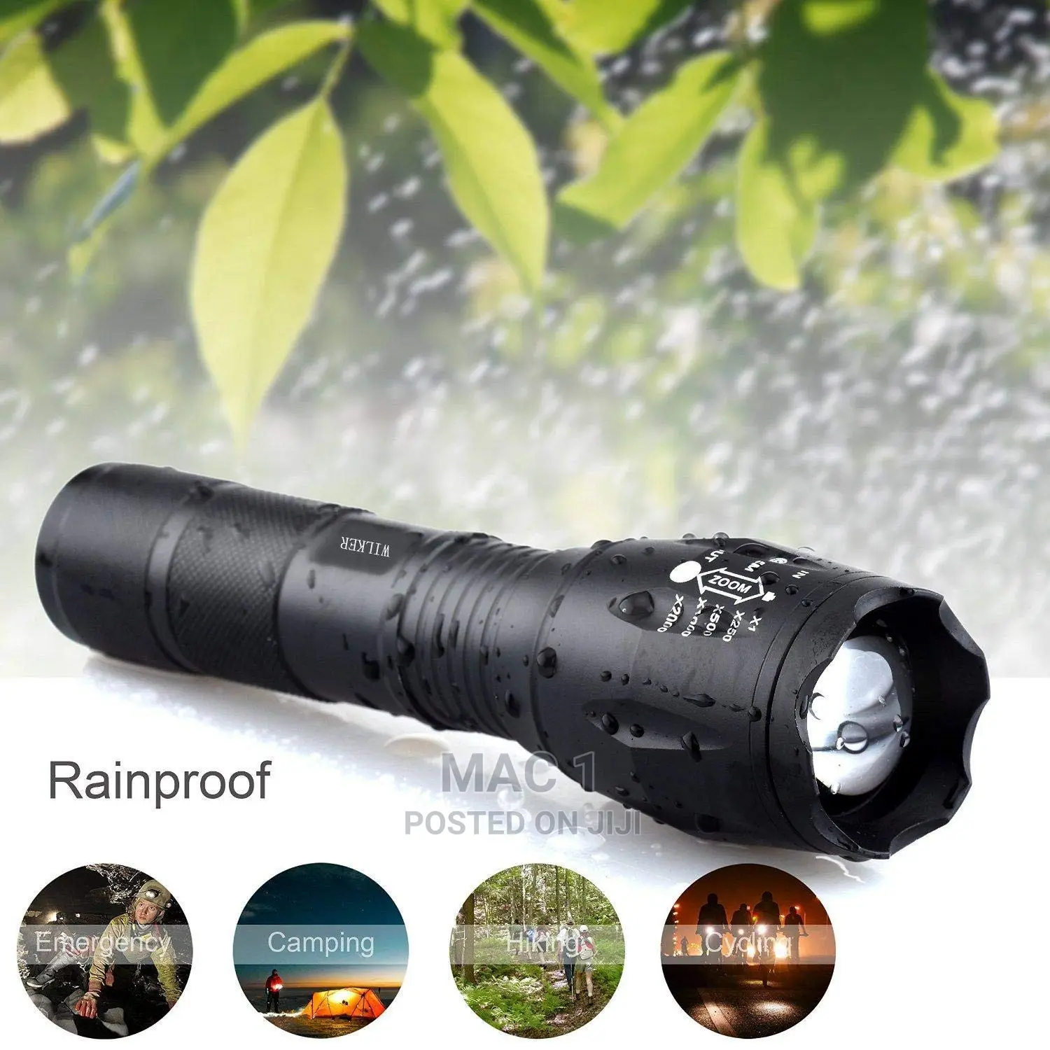 High Quality Zoom Rechargeable Torch