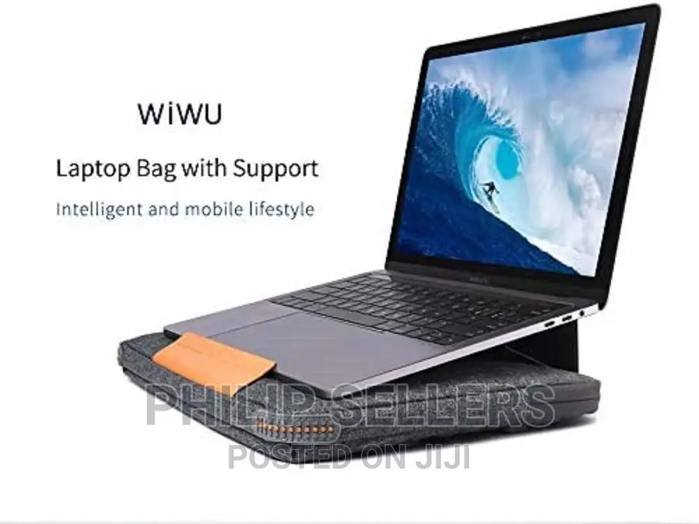 WIWU Laptop Stand Bag Grey for 14 Inch Macbook Air/Pro