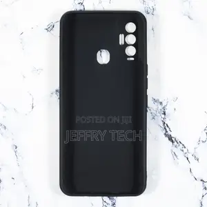 Black Soft Silicone Tecno Camon 18i Case Soft TPU Good Quali