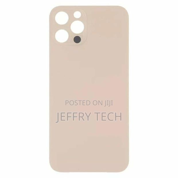 For iPhone 13 Pro Max Plain Glass Back in Gold - thumbnail 2