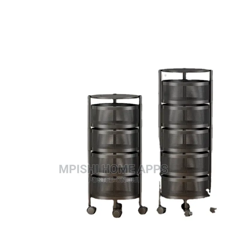 5 Layer Round Rotating Storage Rack