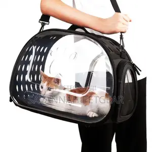 Wide View Travel Pet Carrier Shoulder Bag for Cats Puppies