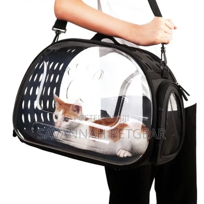 Wide View Travel Pet Carrier Shoulder Bag for Cats Puppies