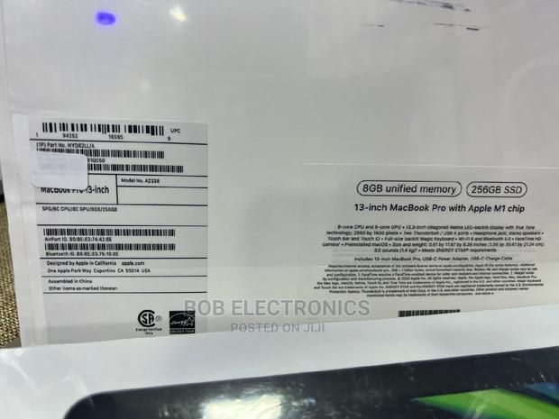 New Laptop Apple MacBook Pro M1 8GB Intel Core I7 SSD 256GB - thumbnail 3