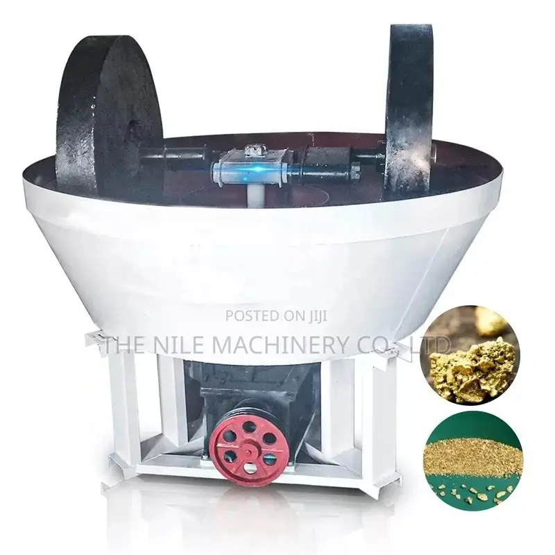 Wet Pan Mill Grinding Gold Machine With High Output