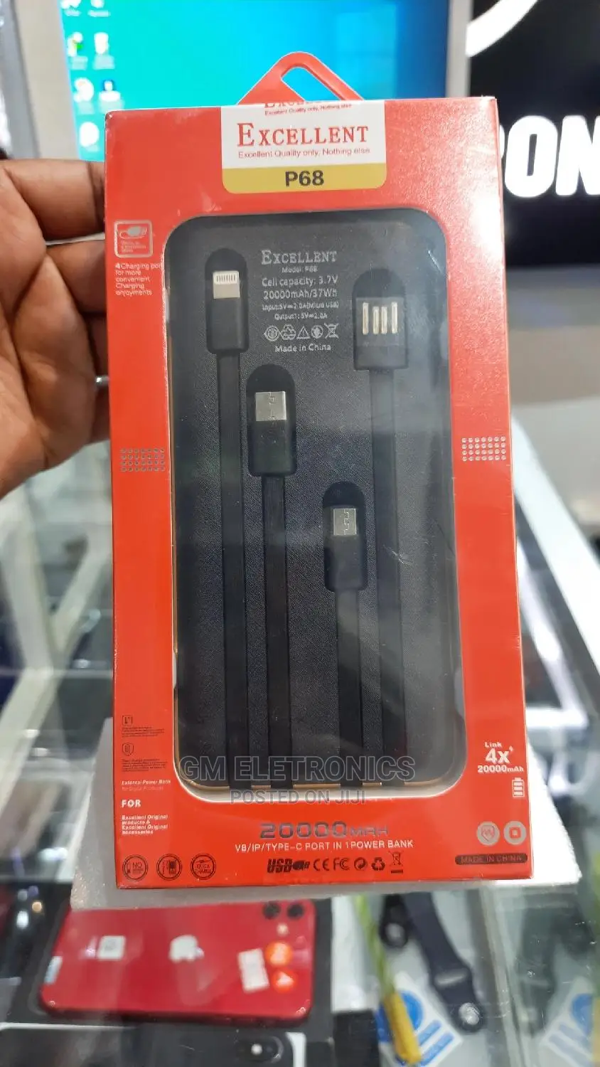 Exellent 4x-Link Powerbank Fast Charge-20000mah
