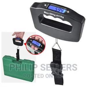 Handheld Portable Digital Luggage Scale With Grip - Travel P