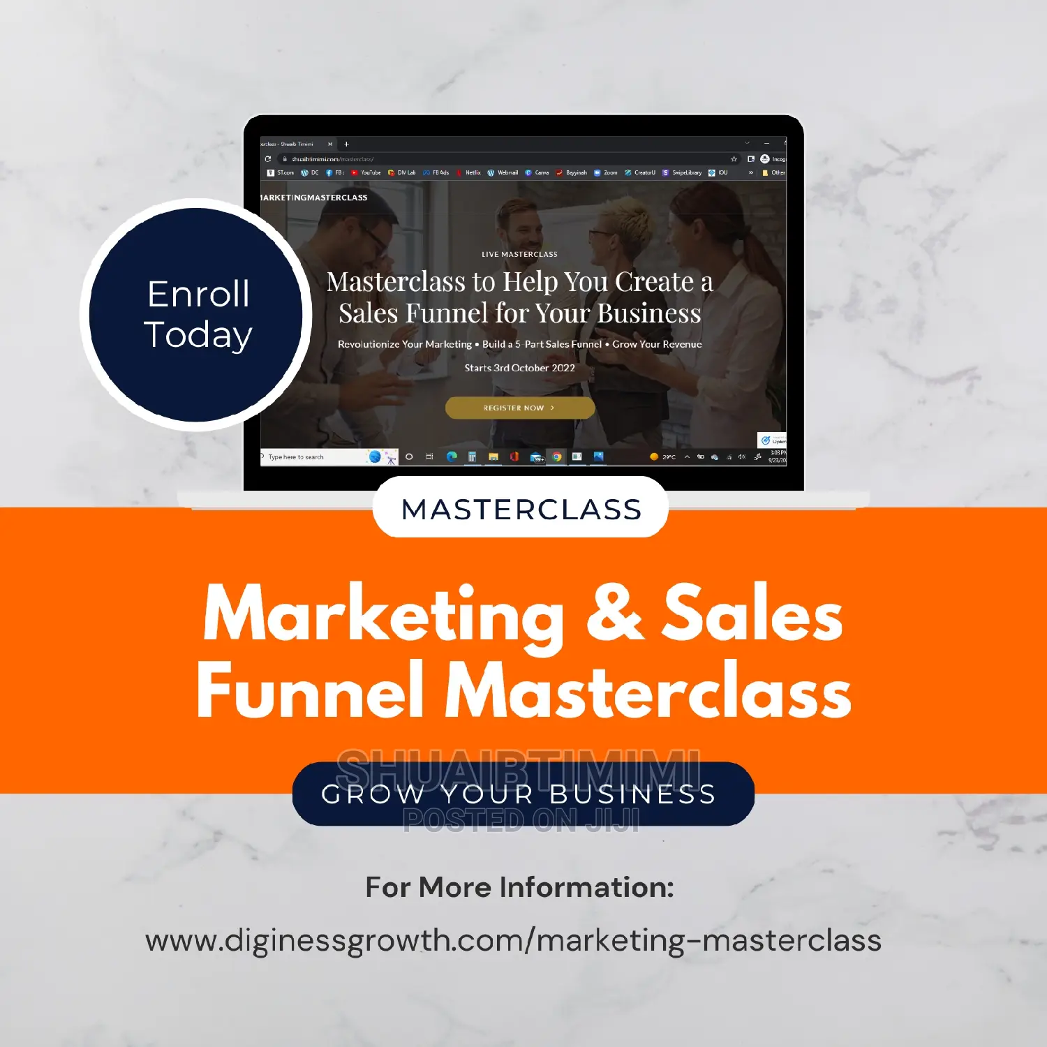 Digital Marketing and Sales Funnel Masterclass