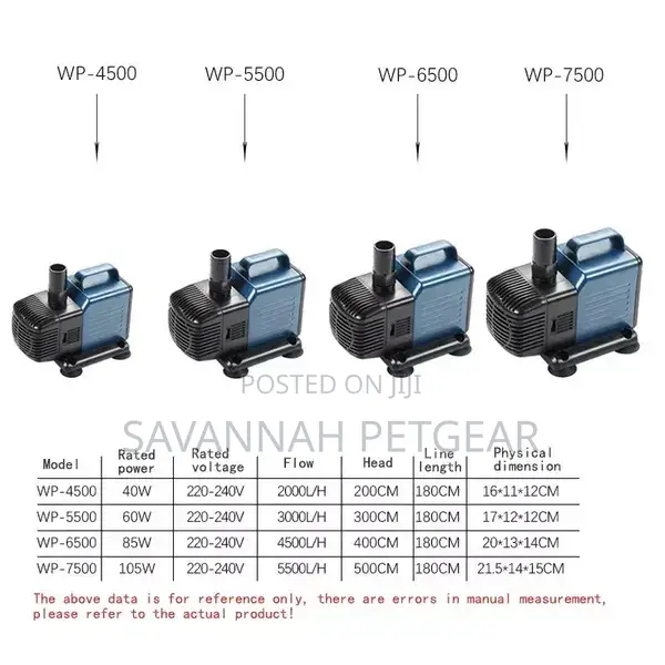 Sobo Wp Ultra-Quiet Fish Tank Submersible Pump