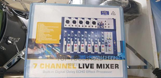 7 Channel Live Mixer - main view