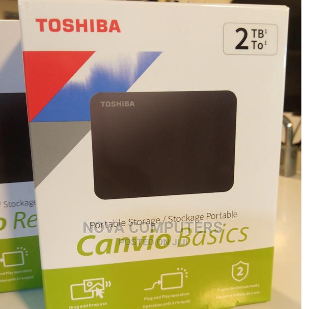 Toshiba Canvio 2TB HDD - main view