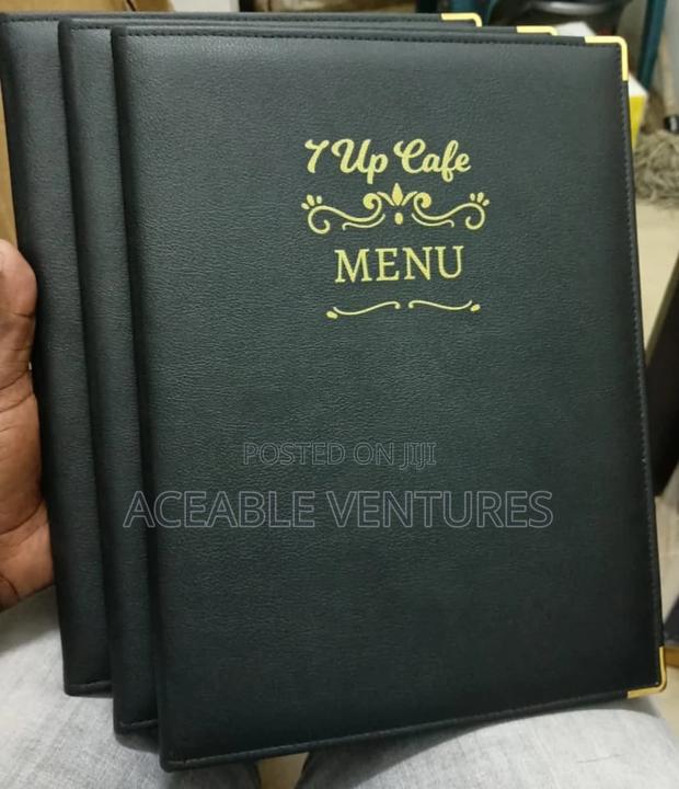 Quality Leather Menus - thumbnail 4