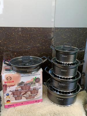 " 'Regina Bosch 10 Pieces Granite Cookware Set. - thumbnail 2