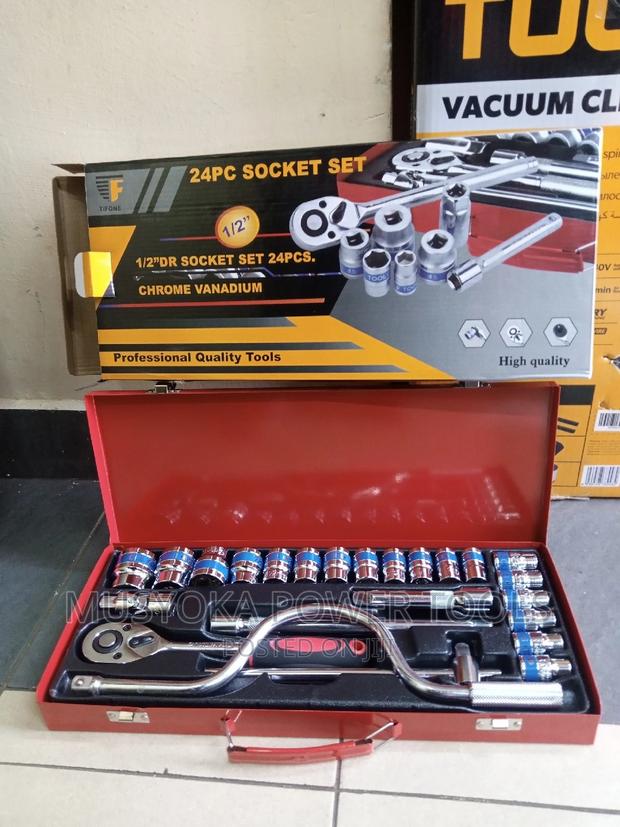 24PCS Half-Inch DR Socket Wrench Set - main view