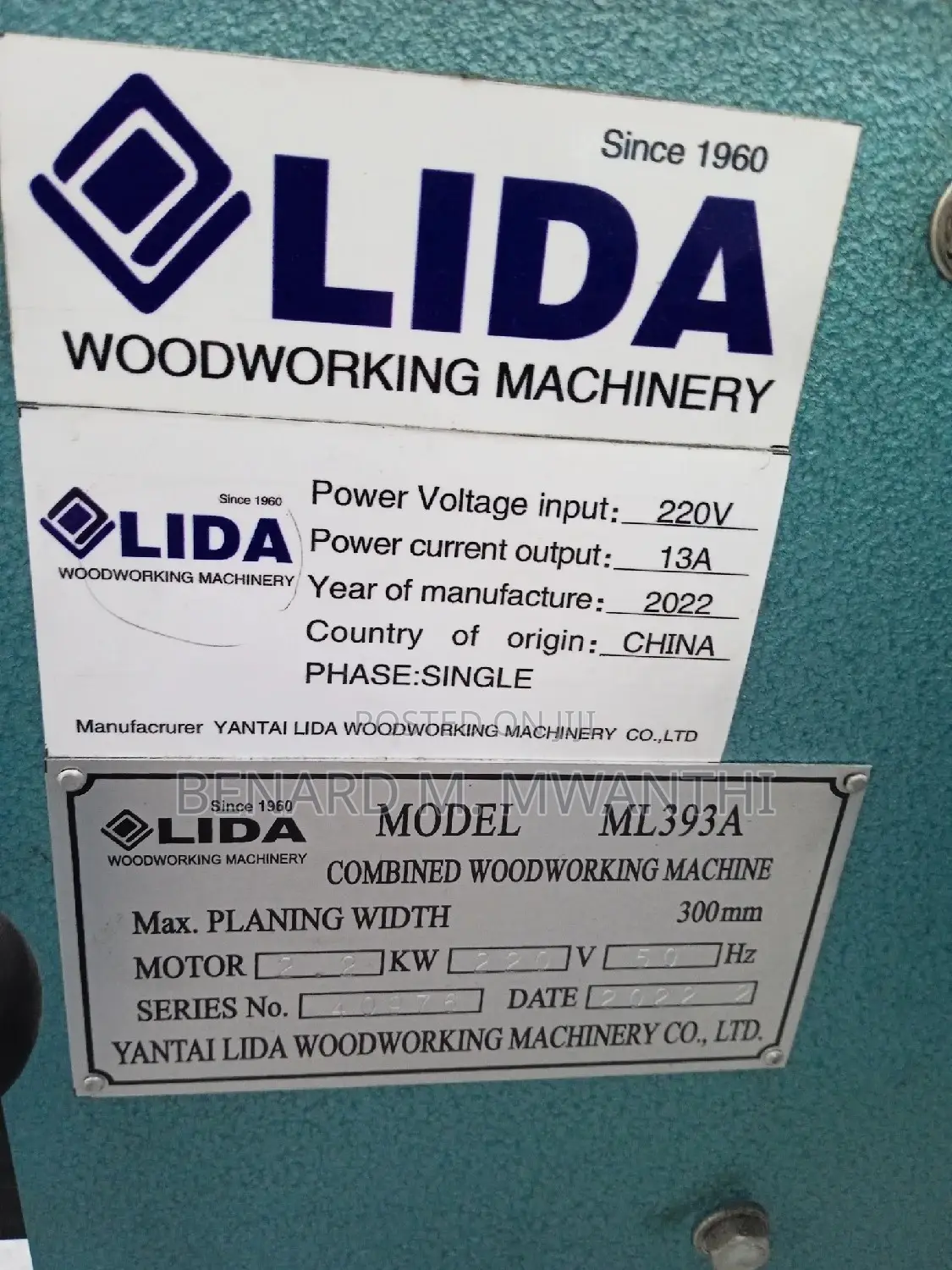 Woodworking Machinery