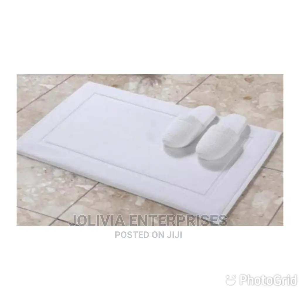 Bath Mat + Indoor Slippers
