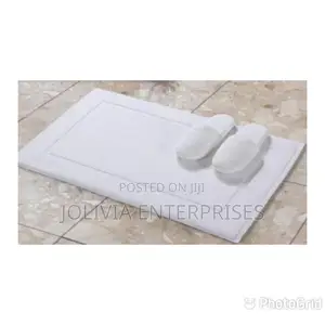 Bath Mat + Indoor Slippers