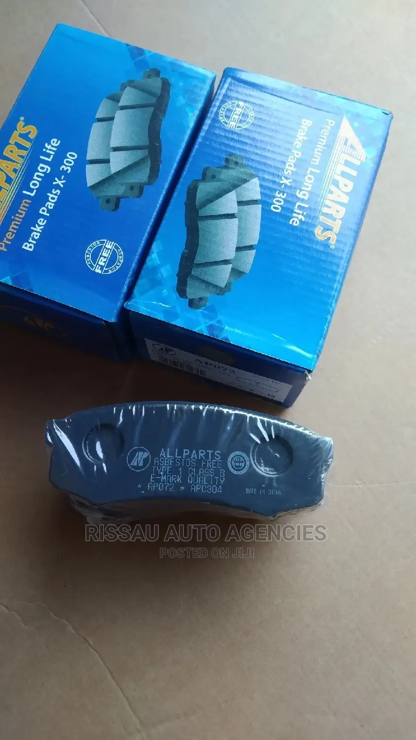 Allparts Genuine Rear Brake Pads AP 072 for Prado 95.