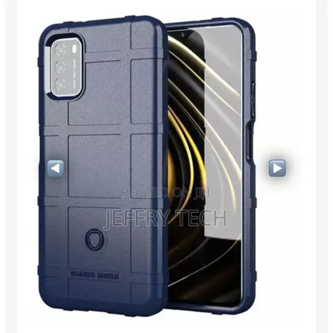 Silicone Case Cover for Xiaomi Poco M3 Case(Black)