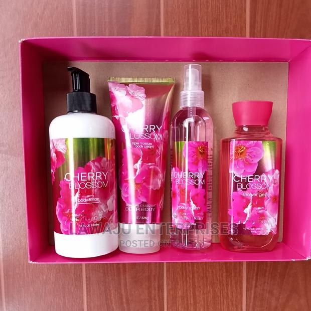 Cherry Blossom Body Lotion, Cream, Spray Shower Gel Set