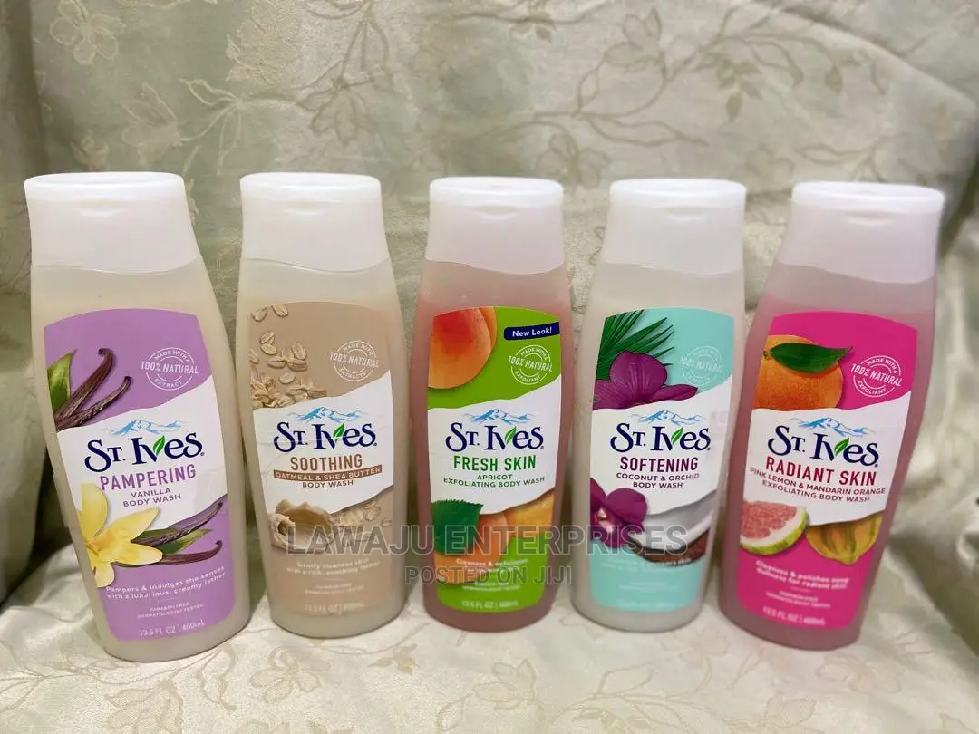 100% Natural St. Ives Body Wash
