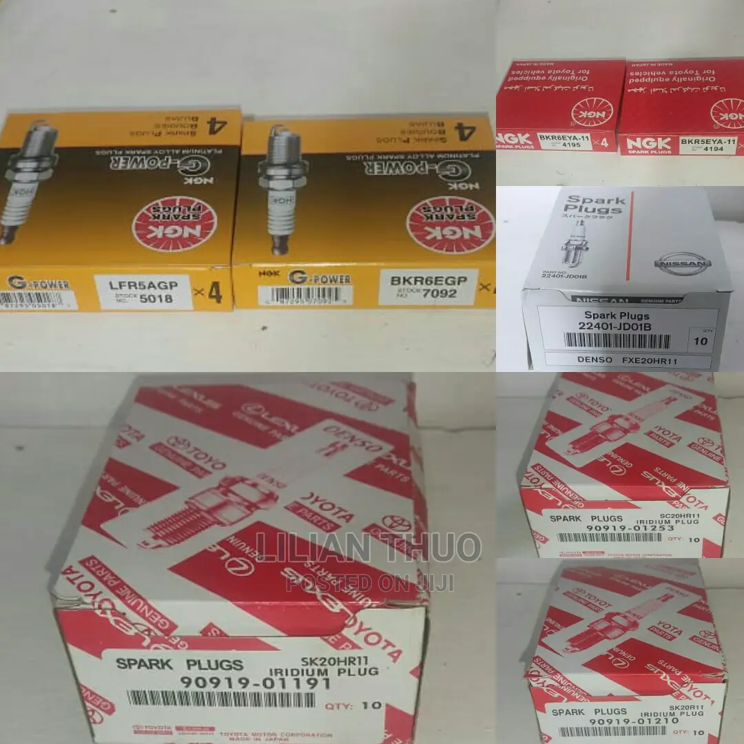 Iridium, Ngk, Denso Spark Plugs in Nairobi Central Vehicle Parts