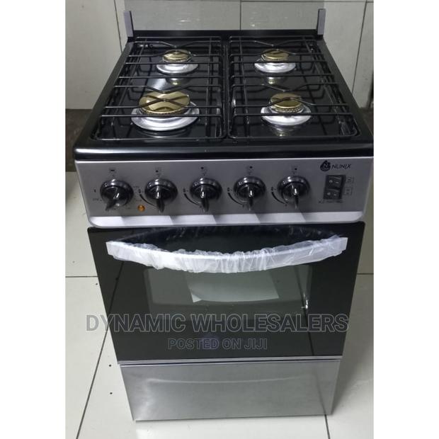 Nunix Standing Cooker 4gas Burner Gas Oven Size 50*55 Cm