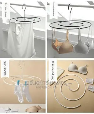 Space Saving Spiral Balcony Hanger
