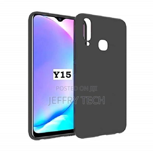 Silicone Back Cover for Vivo Y15 - Black - main view