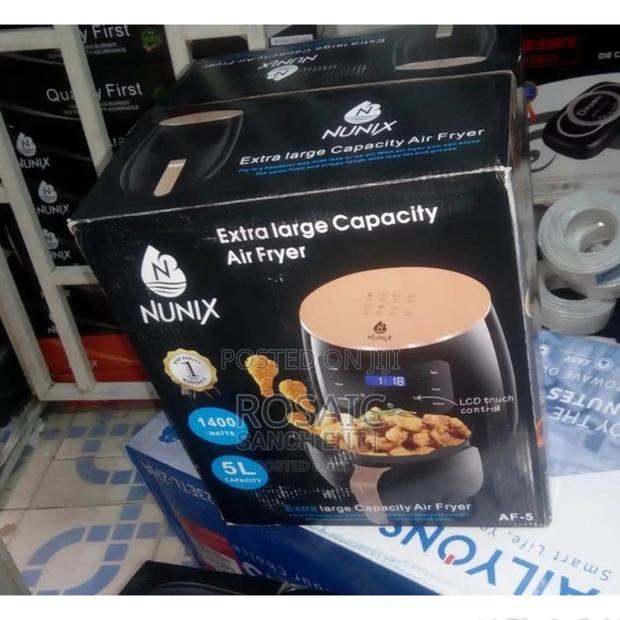 5 Litres Nunix Air Fryer Black