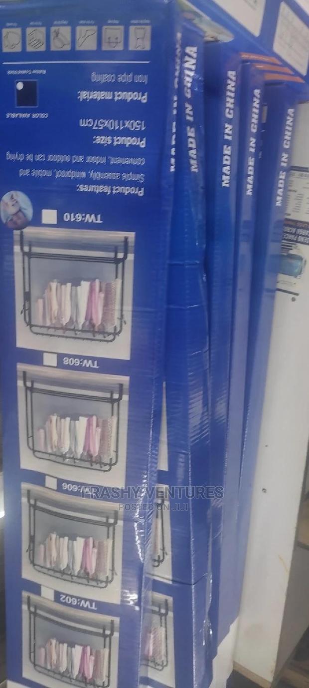 Metallic Double Cloth Rack - main view