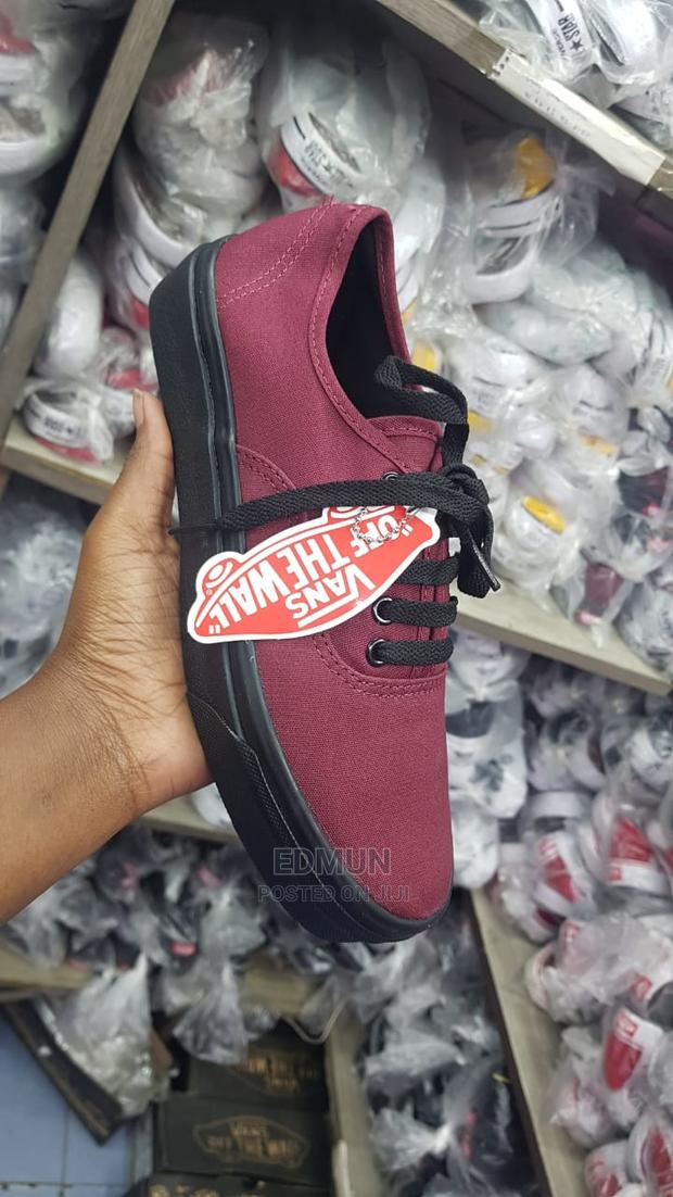 Maroon Black Van's - thumbnail 2