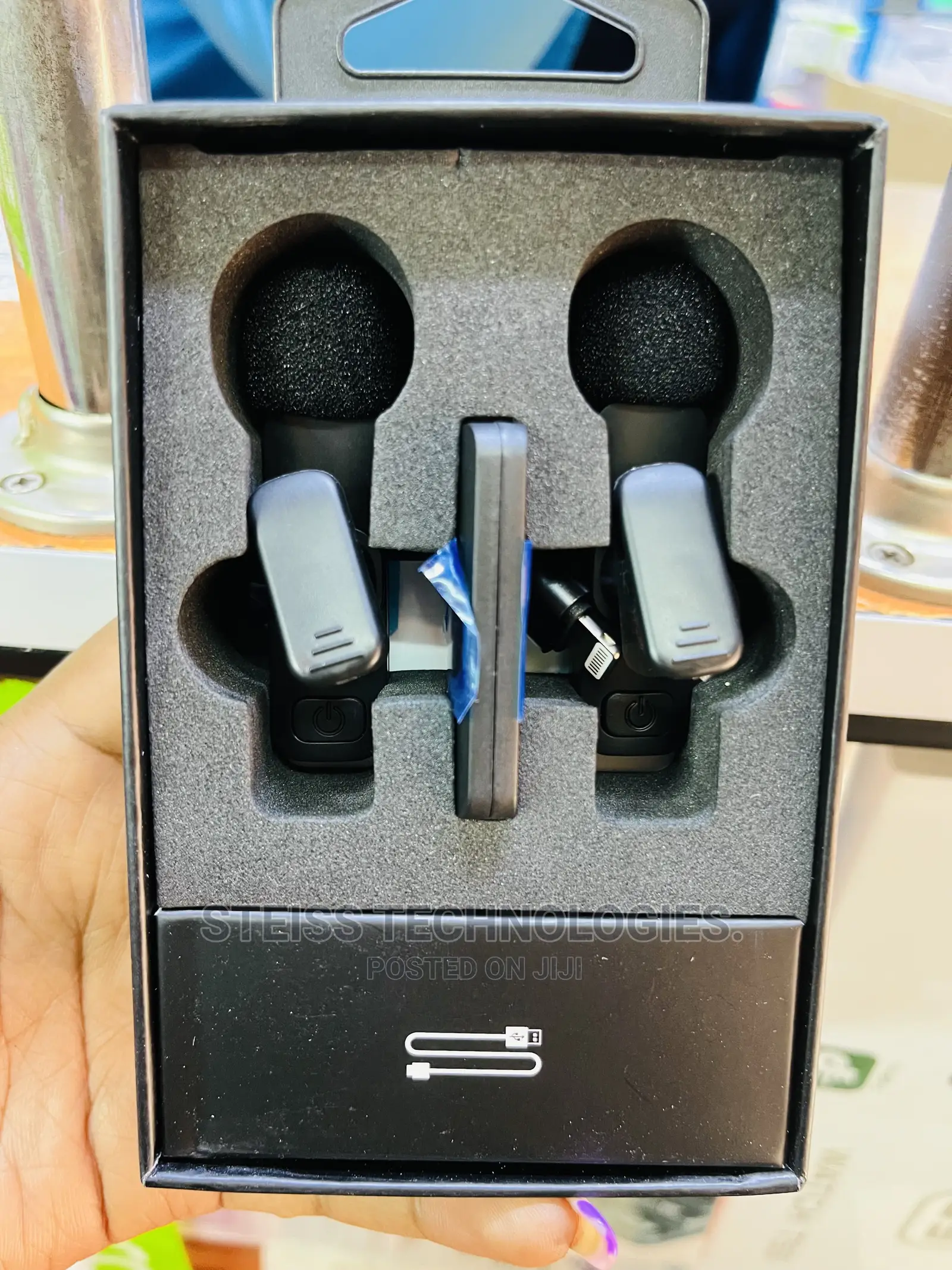 Double Wireless Audio Microphone