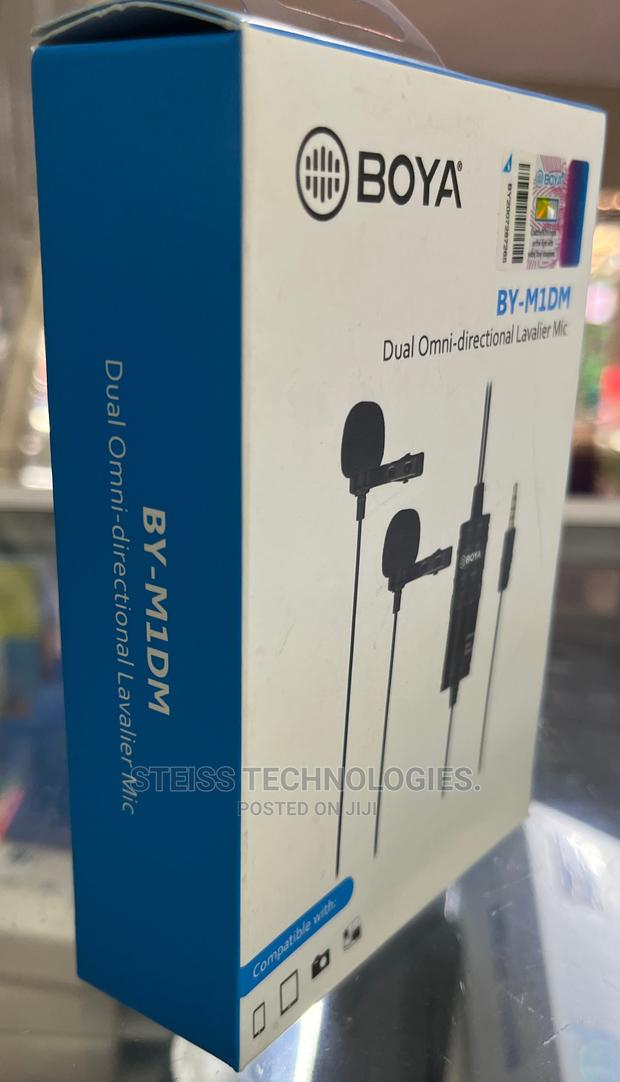 Dual Omni Directional Lavalier Microphone