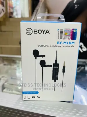 Dual Omni Directional Lavalier Microphone